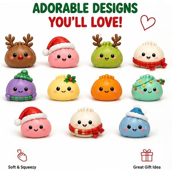 All 24 adorable squishy dumpling character designs